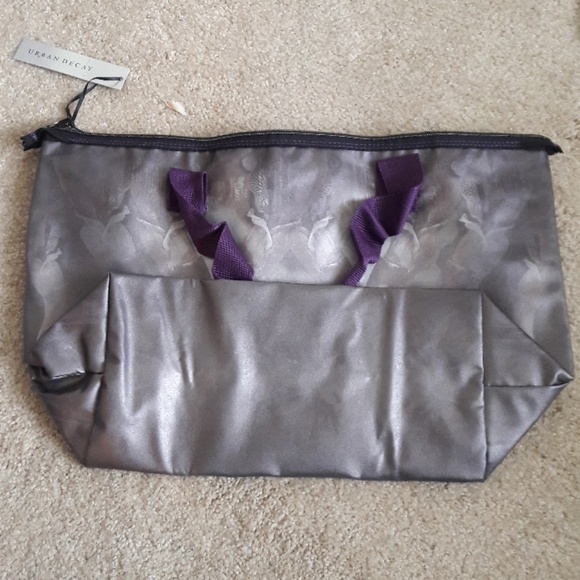 Vintage urban decay pyramid studded  zip tote bag - Picture 5 of 8